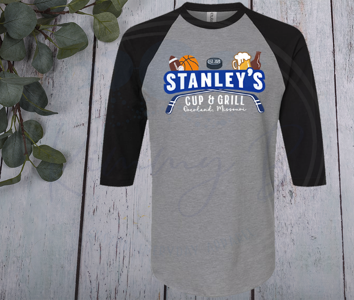 Stanley's Cup & Grill Unisex Raglan Baseball Tees