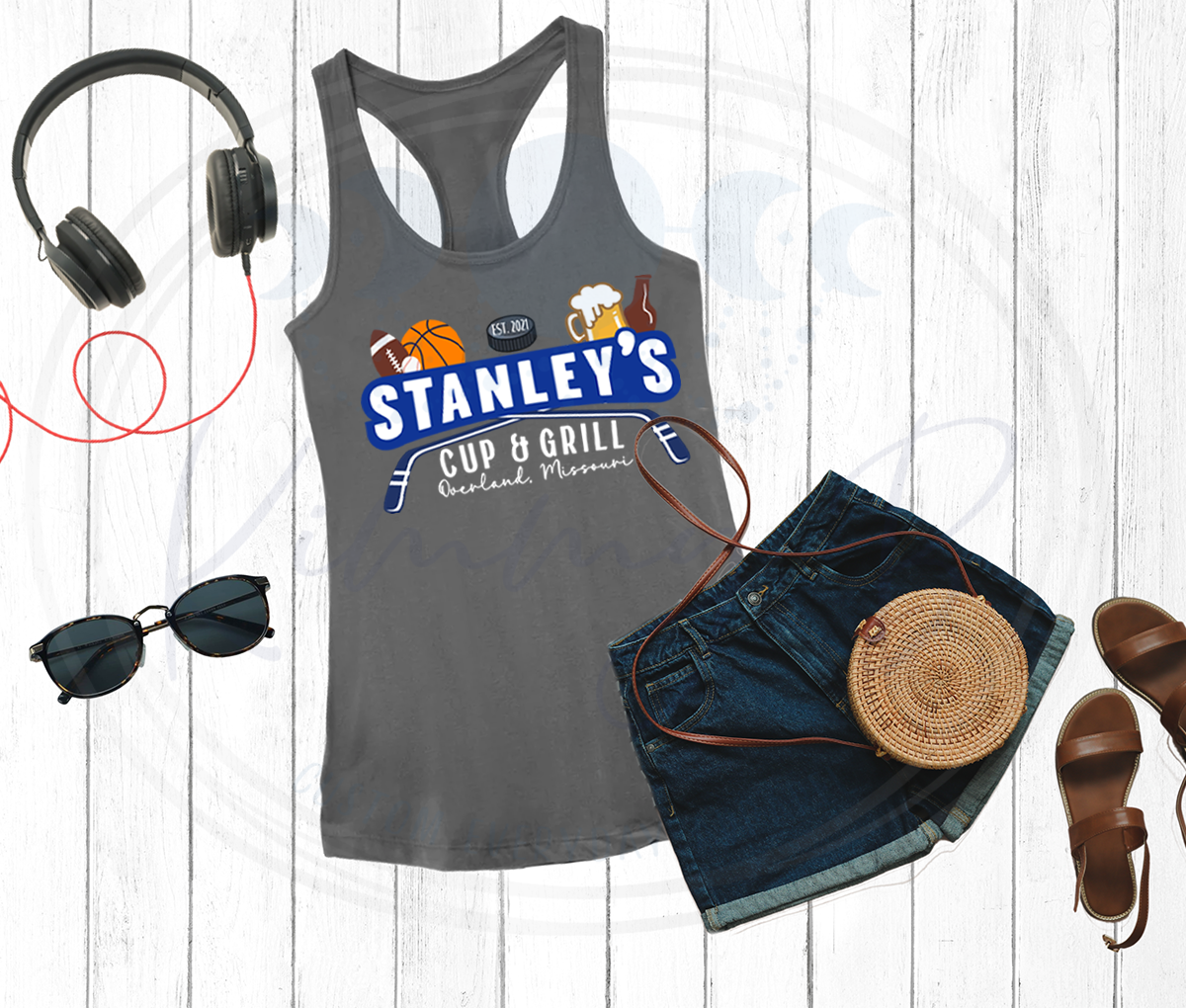 Stanley's Cup & Grill Women's Racerback Tank