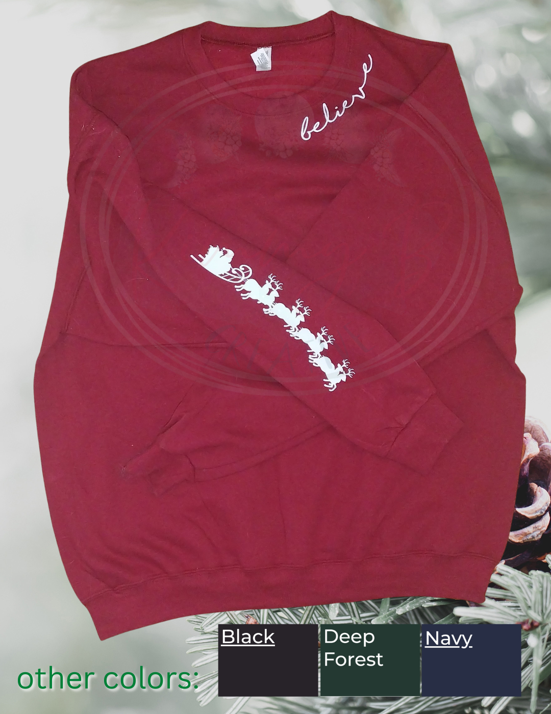 Believe/Santa and Reindeer