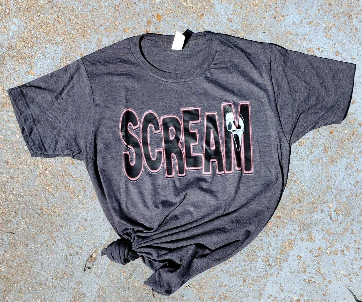 Scream (faux embroidery)