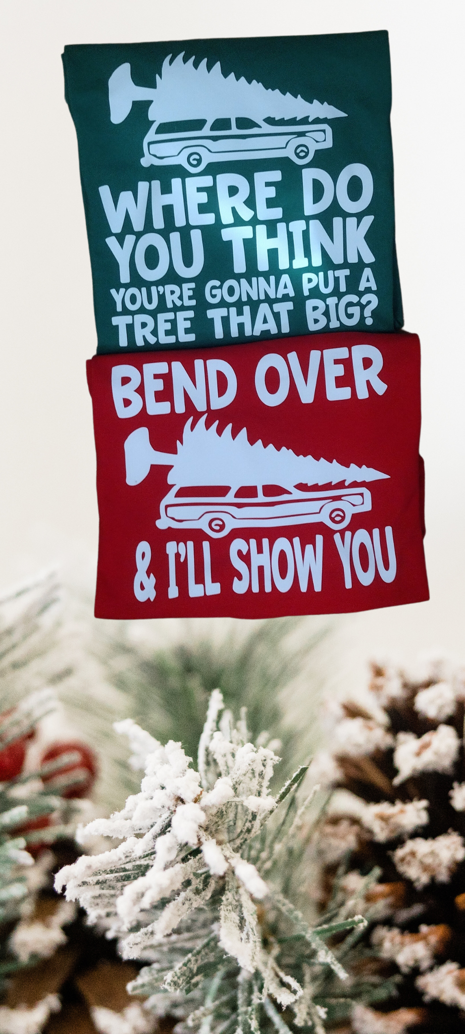 Christmas Vacation Couples - Fit a Tree?!