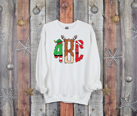 Christmas Monograms - Long Sleeve