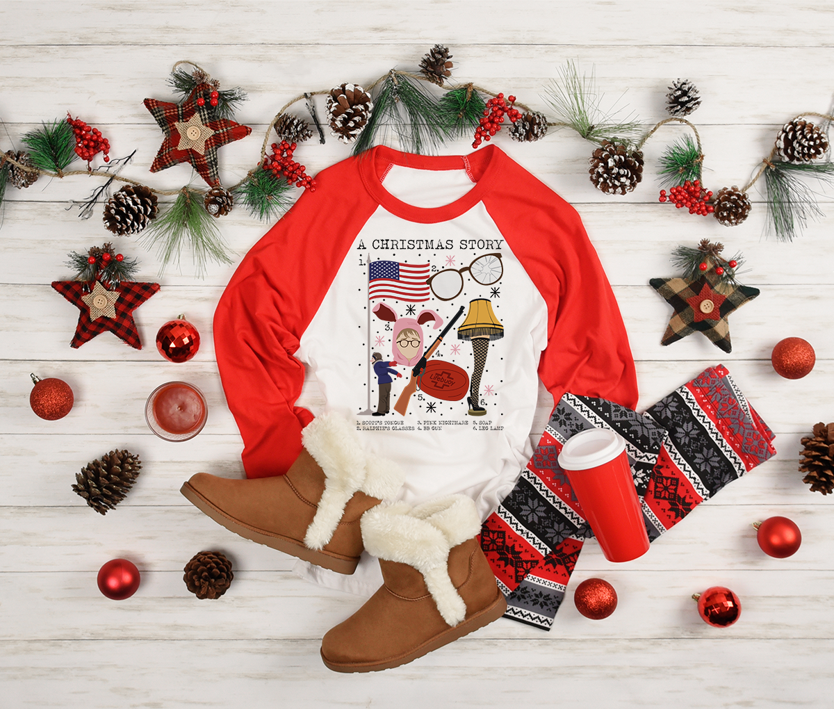 Christmas Story Raglan