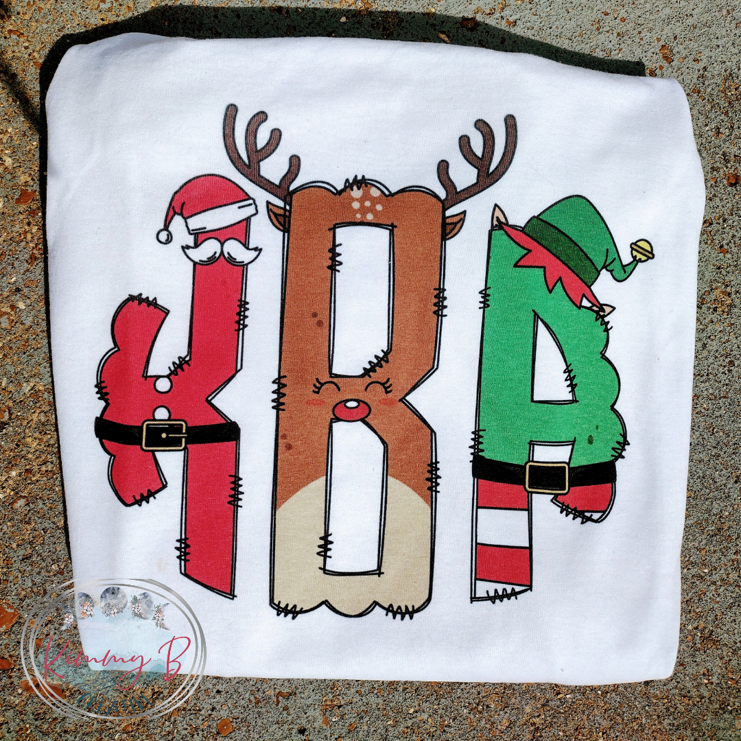 Christmas Monograms - Tee